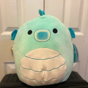SQUISHMALLOW SHELDON THE BLUE SEAHORSE 12"NWT/ HTF